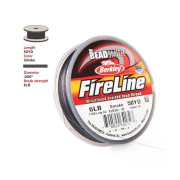 Filo Fireline - 0,15 mm - smoke gray - 45 Metri