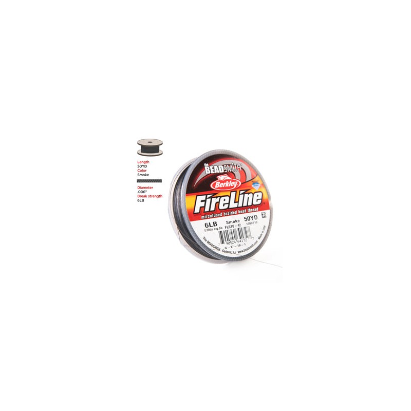 Filo Fireline - 0,15 mm - smoke gray - 45 Metri