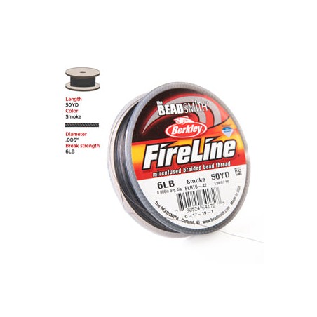 Filo Fireline - 0,15 mm - smoke gray - 45 Metri