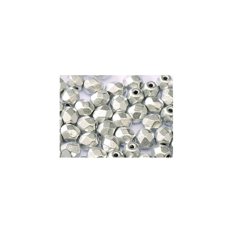 Mezzi cristalli - 4mm – Aluminium Silver – 100...