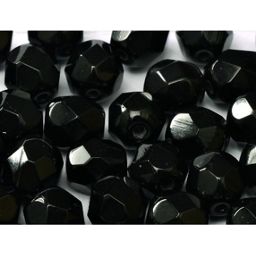 Mezzi cristalli - 4mm – Jet  – 100 pezzi