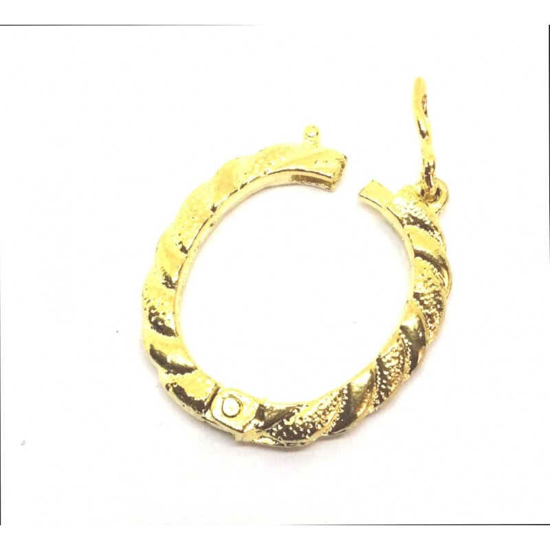 Hook closure - golden - 1 piece