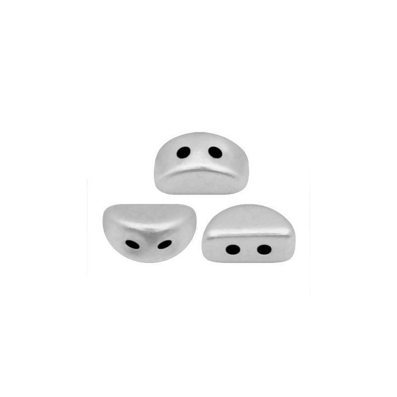 Kos® Par Puca® 6x3mm - silver aluminium mat -...