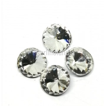 Rivoli In Vetro 12 Mm - Crystal - 1 Pezzo