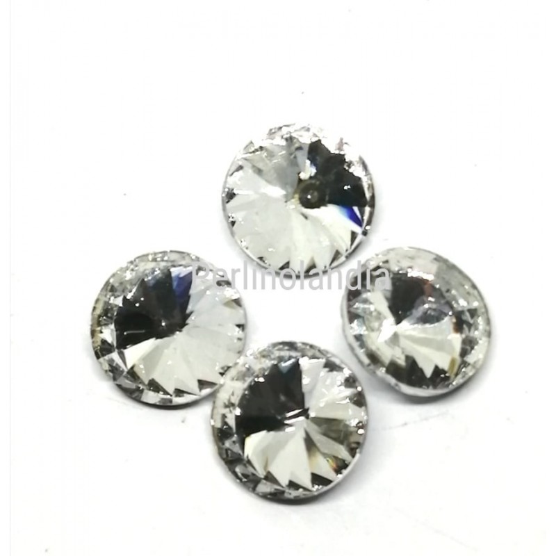 Rivoli In Vetro 12 Mm - Crystal - 1 Pezzo