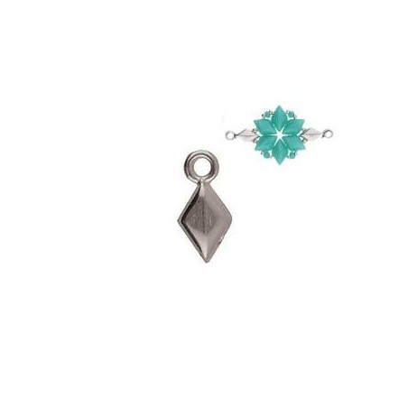 Cymbal "SYKIA " - Gemduo Terminal - Silver - 1 Piece