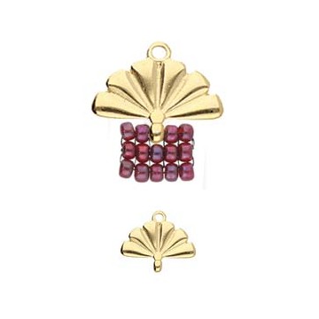 Cymbal "SITIA" - Seed beads terminal 8/0- 24K Gold Plated...