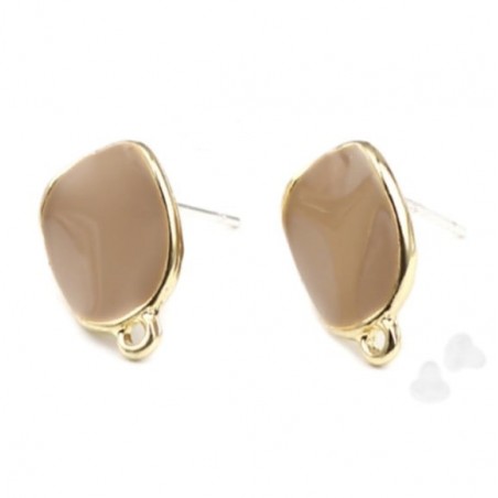 Perni laccati Beige 1 coppia