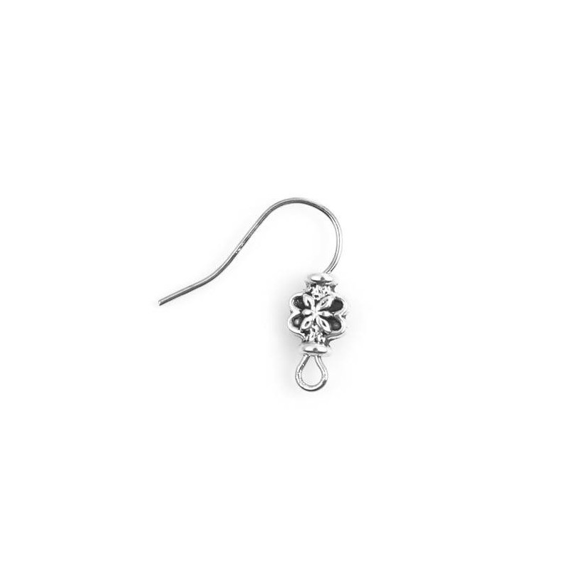 Ganci per orecchini - fiore -1 coppia