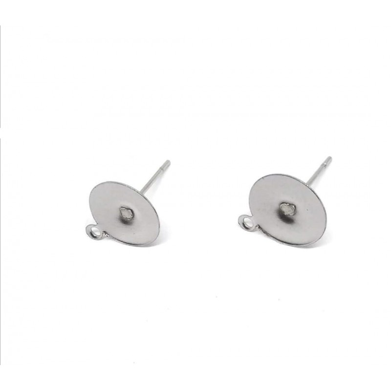 Basi perni 10 mm - acciaio - 10 pezzi