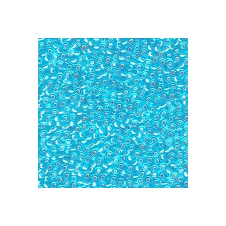 Miyuki Rocaille 15/0 - silver lined aqua - 0018 - 10 Grammi