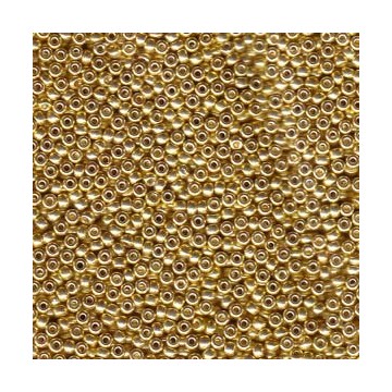 Miyuki Rocaille 15/0 - galvanized gold - 1052 -10 Grammi