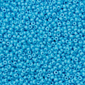 Miyuki Rocaille 15/0 -opaque turquoise blu - 0413 -10 Grammi