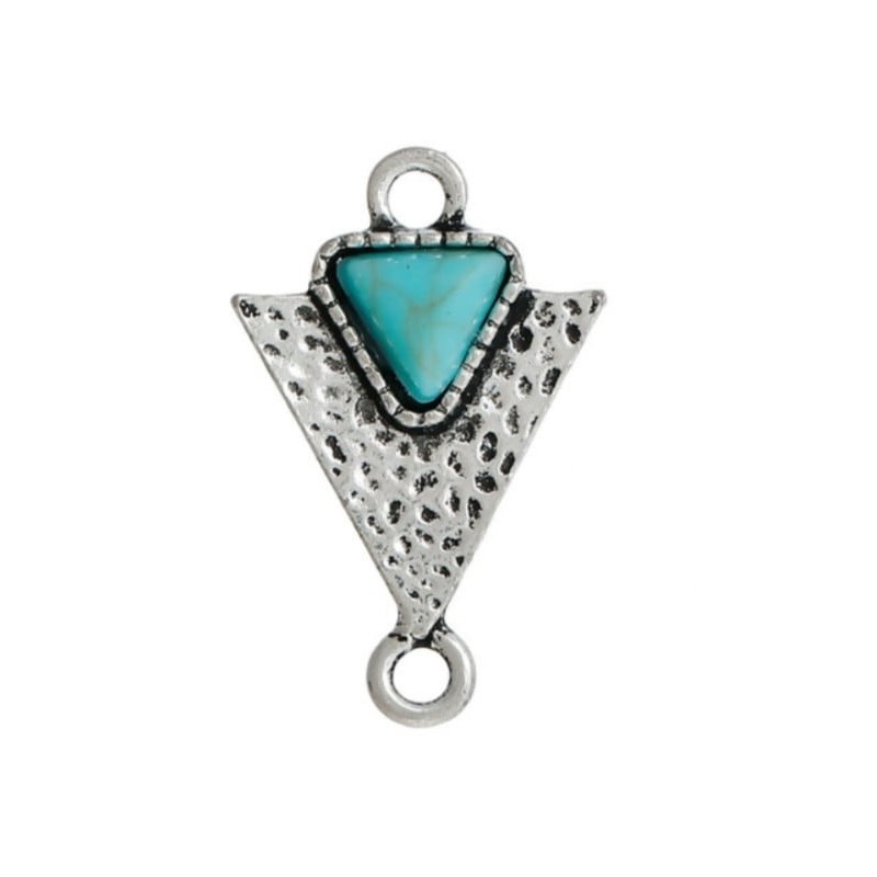 Connettore triangolo lega zinco - 23x15 mm –  1pz