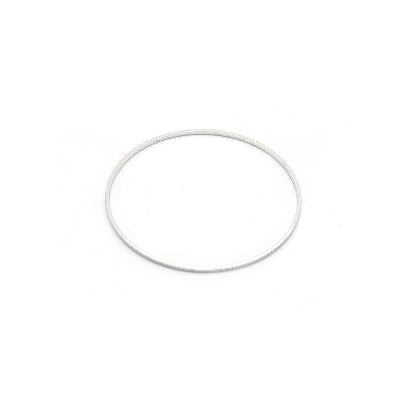 Rim Connector Pendant - 40 Mm - Silver - 1 piece