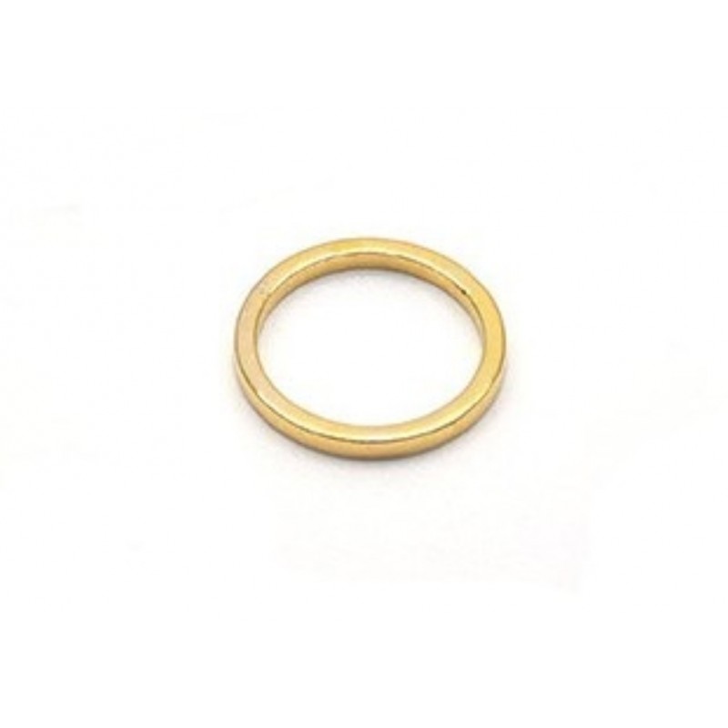 Rim Connector Pendant - 20 mm - Golden - 1 Piece
