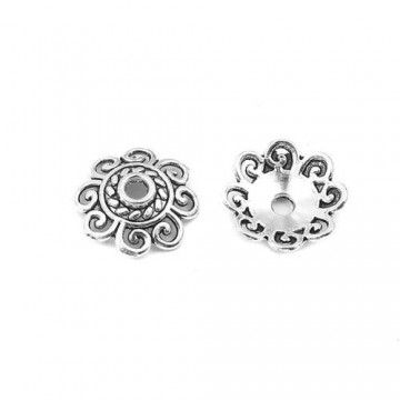 coppetta copriperla - 13x13mm - 10 pezzi