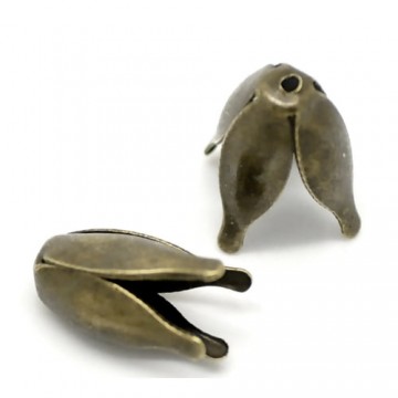 Coppetta Fiore - Rame - 10 Pezzi