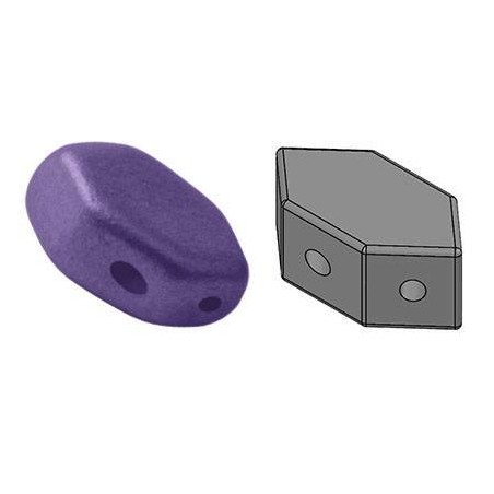 Paros® Par Puca® 7x4mm - pastel mat purple - 10 grammi