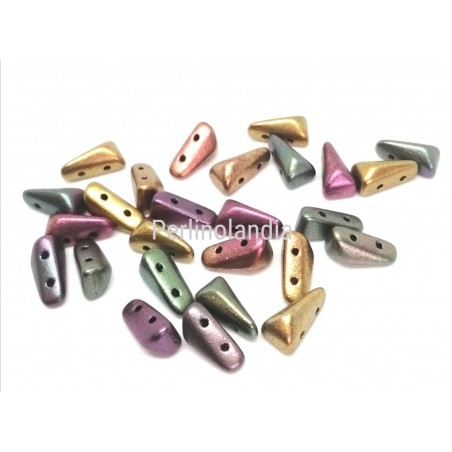 Vexolo 5x8mm - purple iris gold- 30 pieces