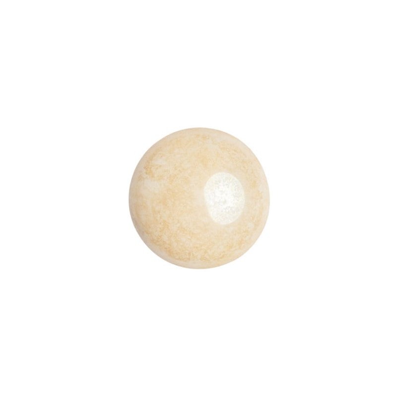 Cabochon® Par Puca® 18mm - opaque beige ceramic...