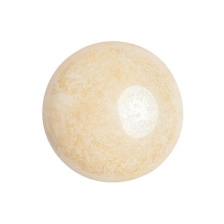 Cabochon® Par Puca® 18mm - opaque beige ceramic look - 1 piece