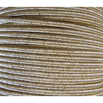 cordoncino soutache lame' - 3mm - oro - 1 metro