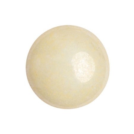 Cabochon® Par Puca® 18mm - opaque ivory ceramic look - 1 piece