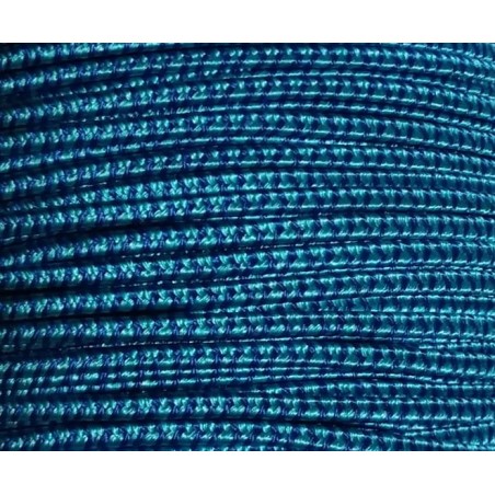 two-tone soutache cord 3mm - blue/light blue-1 meter