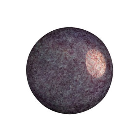 Cabochon® Par Puca® 18mm - opaque mix amethyst/gold ceramic look - 5 grams