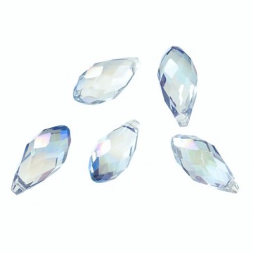 Gocce 17x8mm- cristallo cinese - Transparent Blue - 2 pezzi