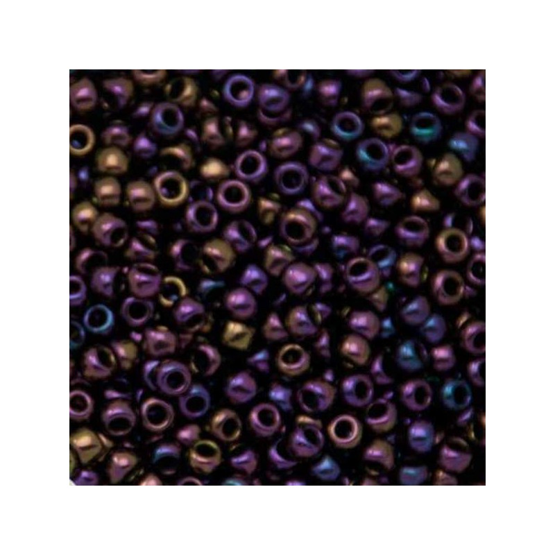 Toho Rocaille 15/0-Metallic Iris Purple-10 Grams