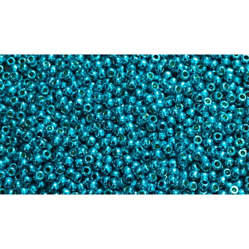 Toho rocaille 11/0- Permafinish Galvanized Teal...