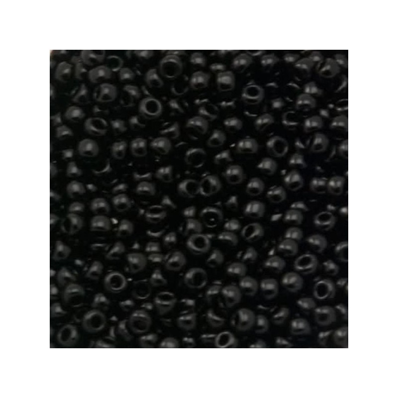 Toho Rocaille 11/0- Opaque Jet - 10 Grams