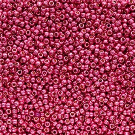 Toho Rocaille 11/0- Permafinish Galvanized Orchid - 10 Grammi