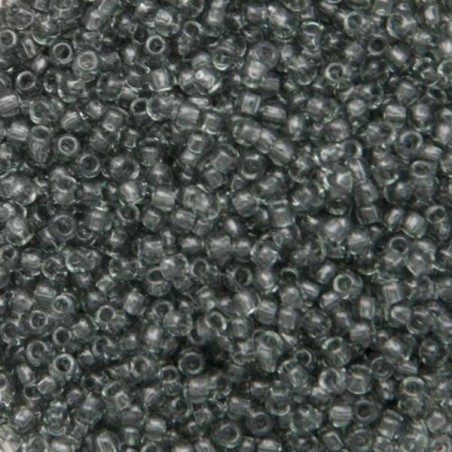 Toho Rocaille 11/0- Transparent Black Diamond - 10 Grammi