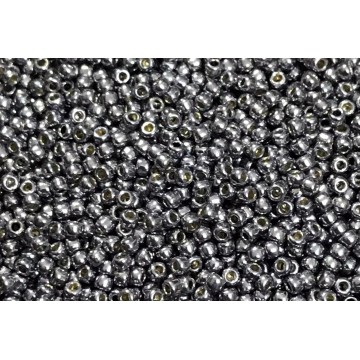 Toho Rocaille 11/0- Permafinish Galvanized Gun Metal...