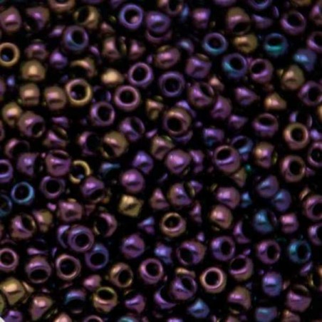Toho Rocaille 11/0- Metallic Iris Purple- 10 Grammi
