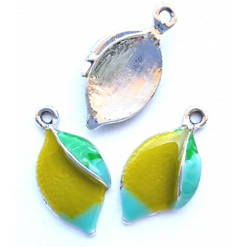 Leaf pendant - about 15x25 - 1 piece
