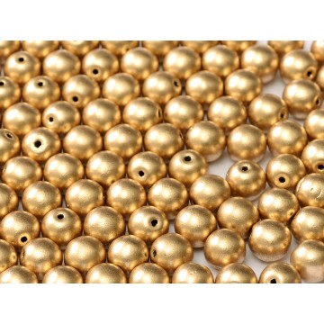 Perle 3 mm vetro di Boemia- Metallic Aztec Gold - 50 pezzi