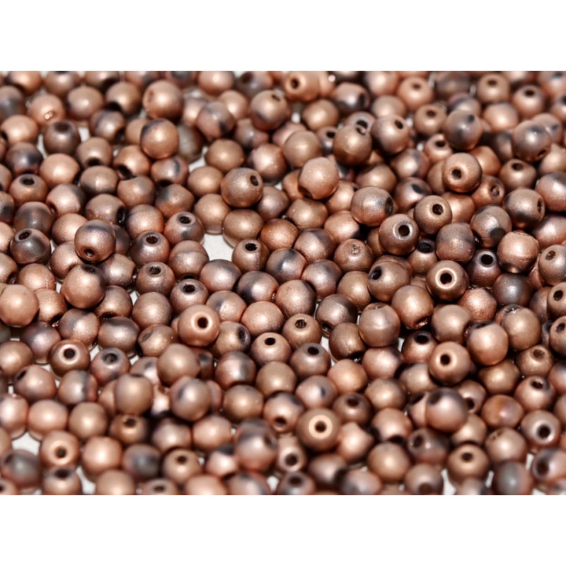 Perle 3 mm vetro di Boemia- Crystal Capri Gold...