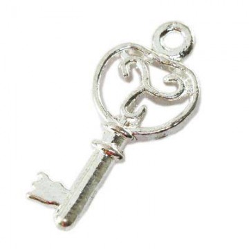 Key pendant - 22x10 mm - 5pcs