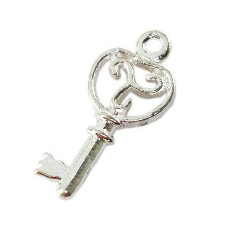 Ciondolo chiave - 22x10 mm - 5pz