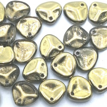 Rose Petal 8x7mm- Crystal Amber- 30 pezzi