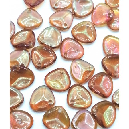 Rose Petal 8x7mm- Crystal Apricot- 30 Pezzi