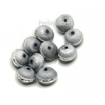 Beads 10x8mm - frosted...