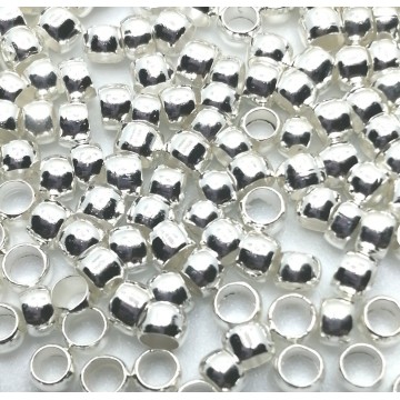 schiaccini 3mm - argentati -3 grammi