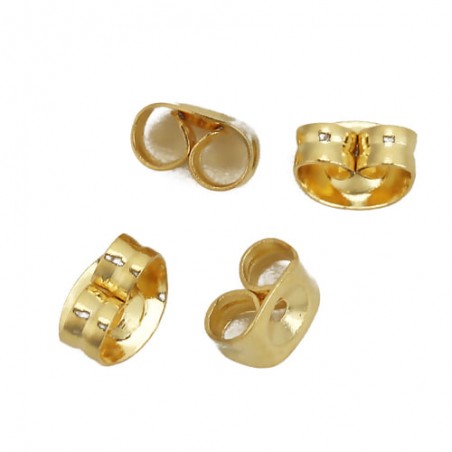 Metal butterflies - golden - 20 pieces