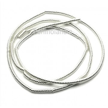 Canutiglia Morbida 1,5mm - French Whire Spiral - Argento...