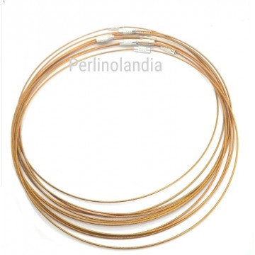 Steel cable for necklaces -...